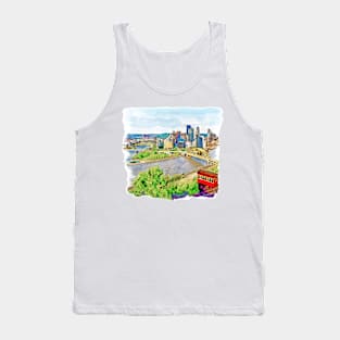 Pittsburgh Aerial View Tank Top